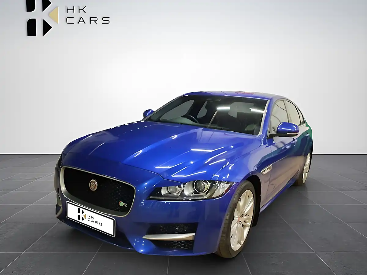 Used 2018 Jaguar Xf R-Sport Blue - Interior and Exterior details 6
