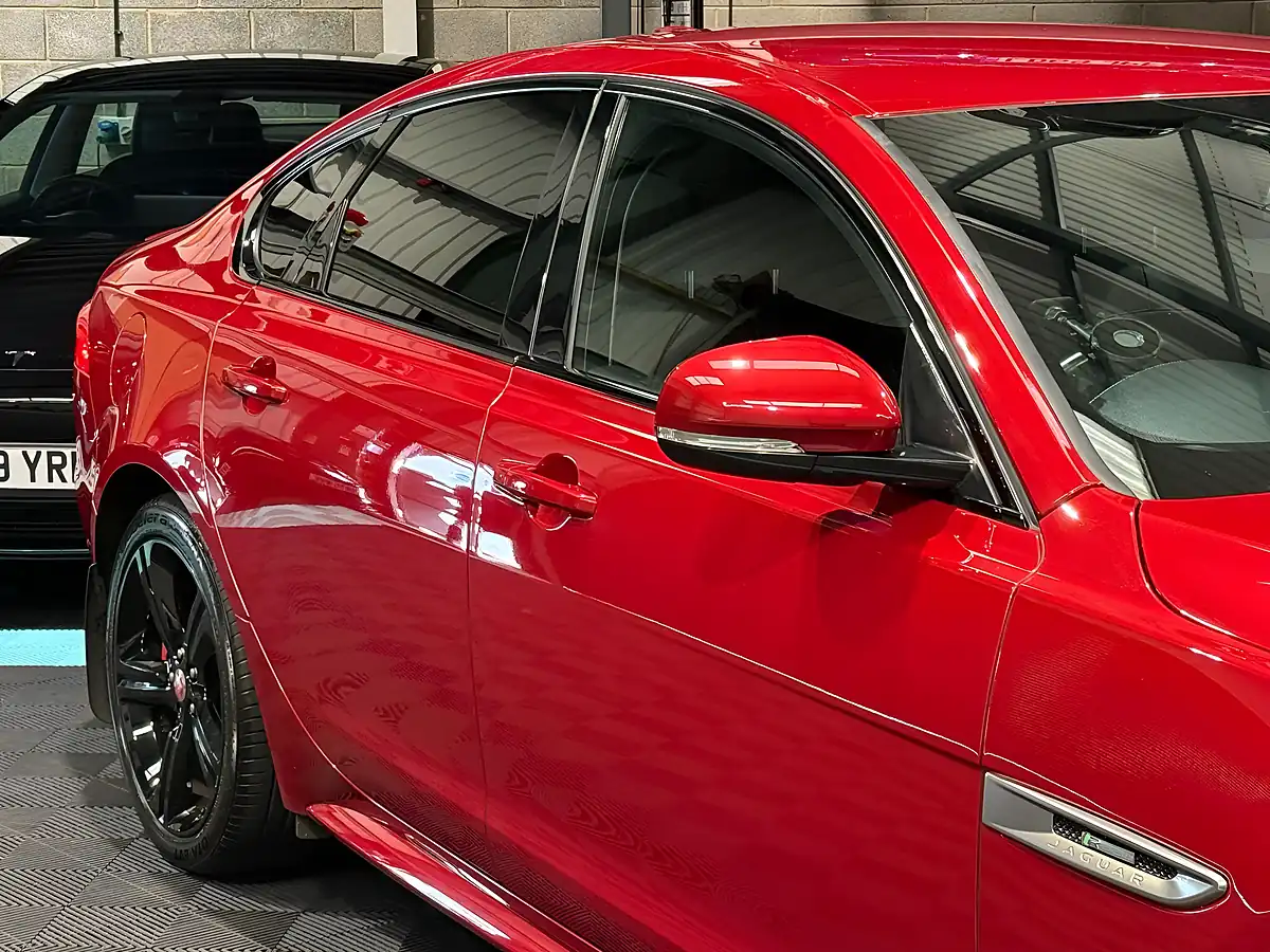 Used 2018 Jaguar Xf R-Sport Red - Interior and Exterior details 13