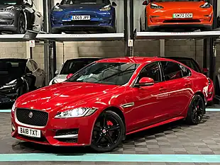 Used 2018 Jaguar Xf R-Sport Red - Interior and Exterior details 5