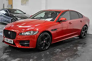 Used 2018 Jaguar Xf R-Sport Red - Interior and Exterior details 5