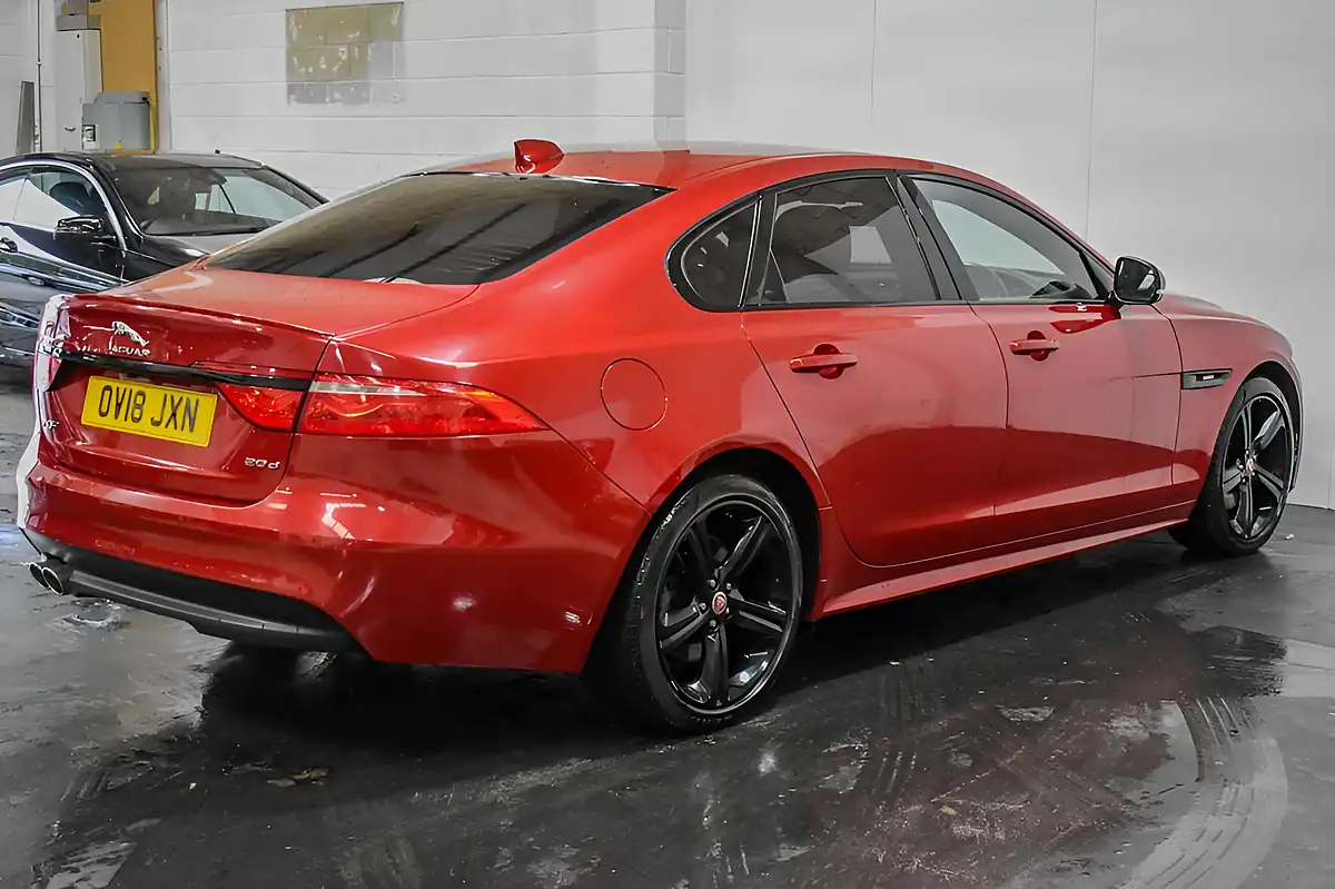 Used 2018 Jaguar Xf R-Sport Red - Interior and Exterior details 6