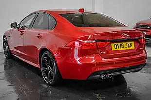 Used 2018 Jaguar Xf R-Sport Red - Interior and Exterior details 9