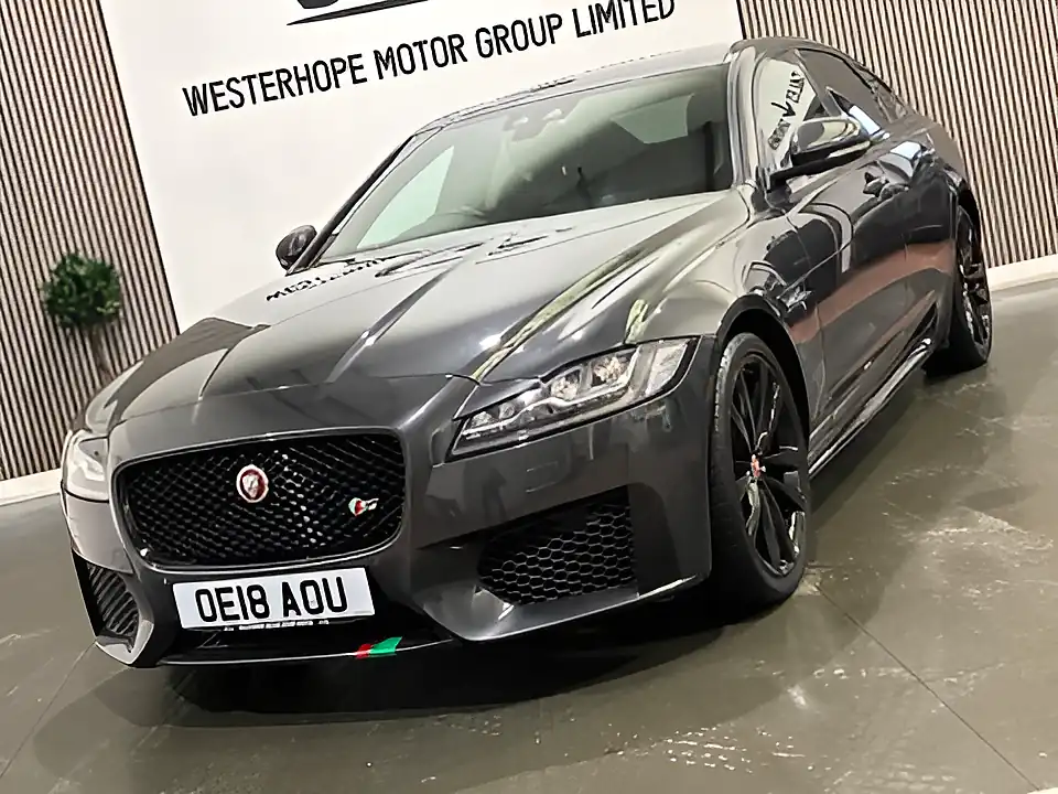 Used 2018 Jaguar Xf S Grey - Interior and Exterior details 8