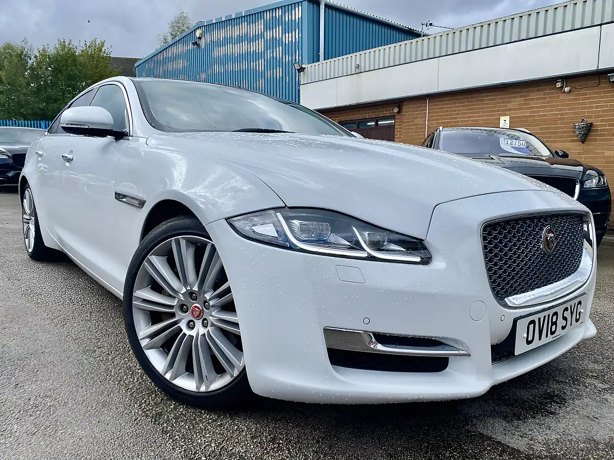 Used 2018 Jaguar Xj Premium Luxury White - Interior and Exterior details 2