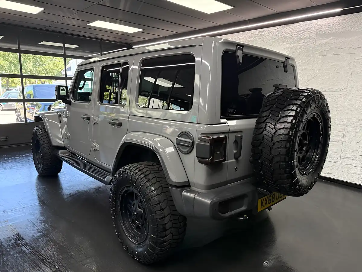 Used 2018 Jeep Wrangler Overland Grey - Interior and Exterior details 14
