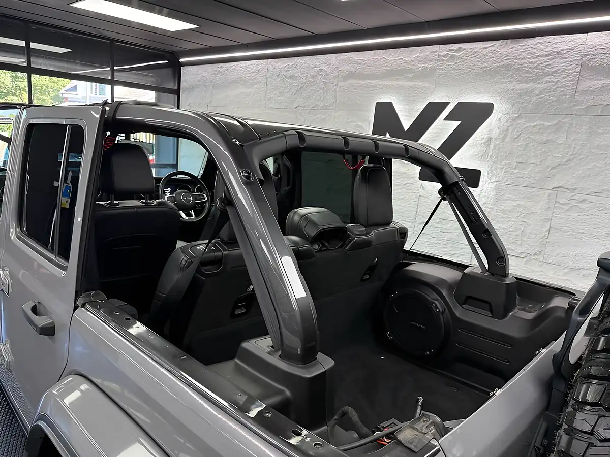 Used 2018 Jeep Wrangler Overland Grey - Interior and Exterior details 9