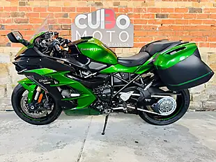 Used 2018 Kawasaki Ninja H2 Sx Se Green - Interior and Exterior details 12