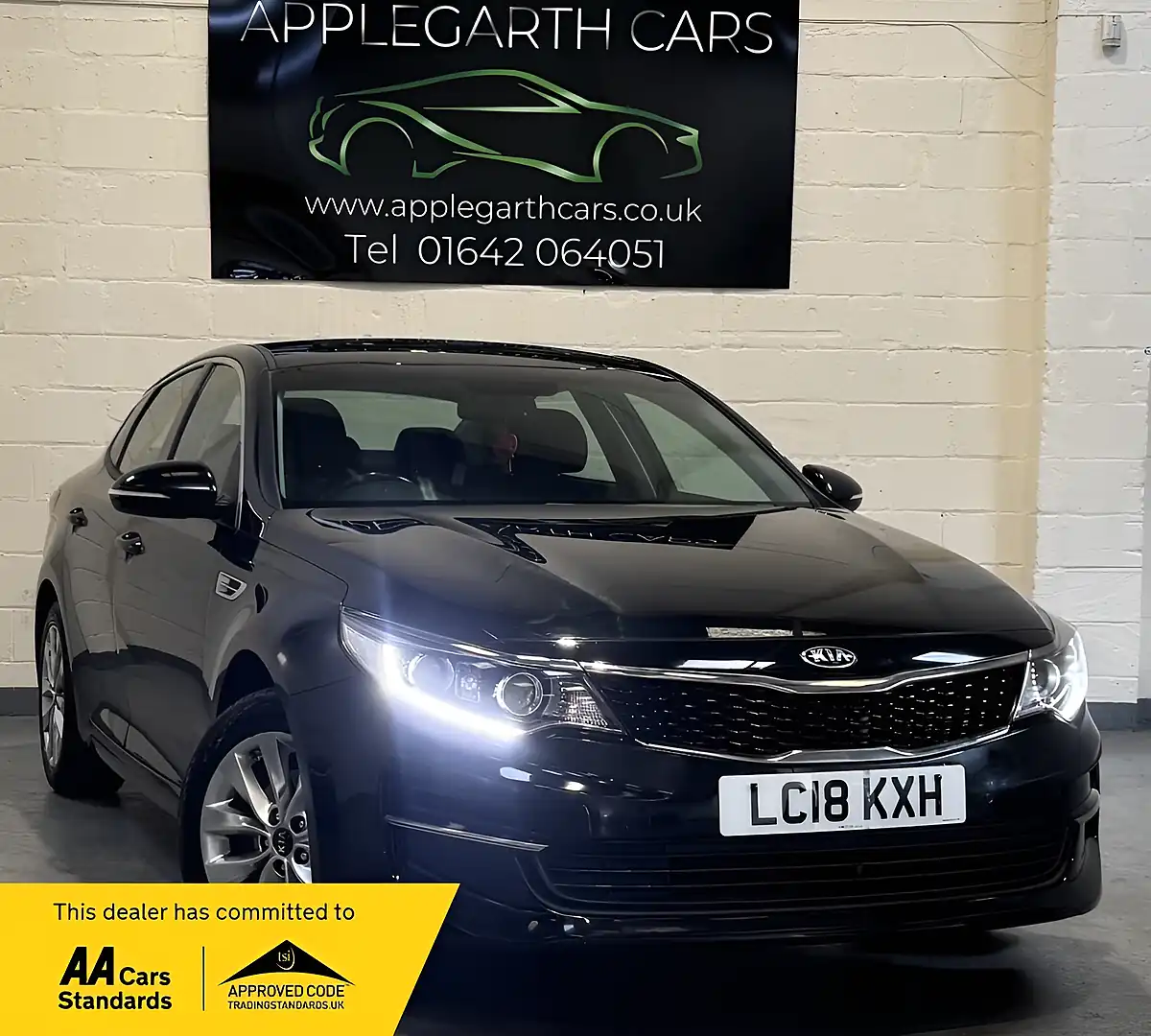 Used 2018 Kia Optima 2 Black - Front View