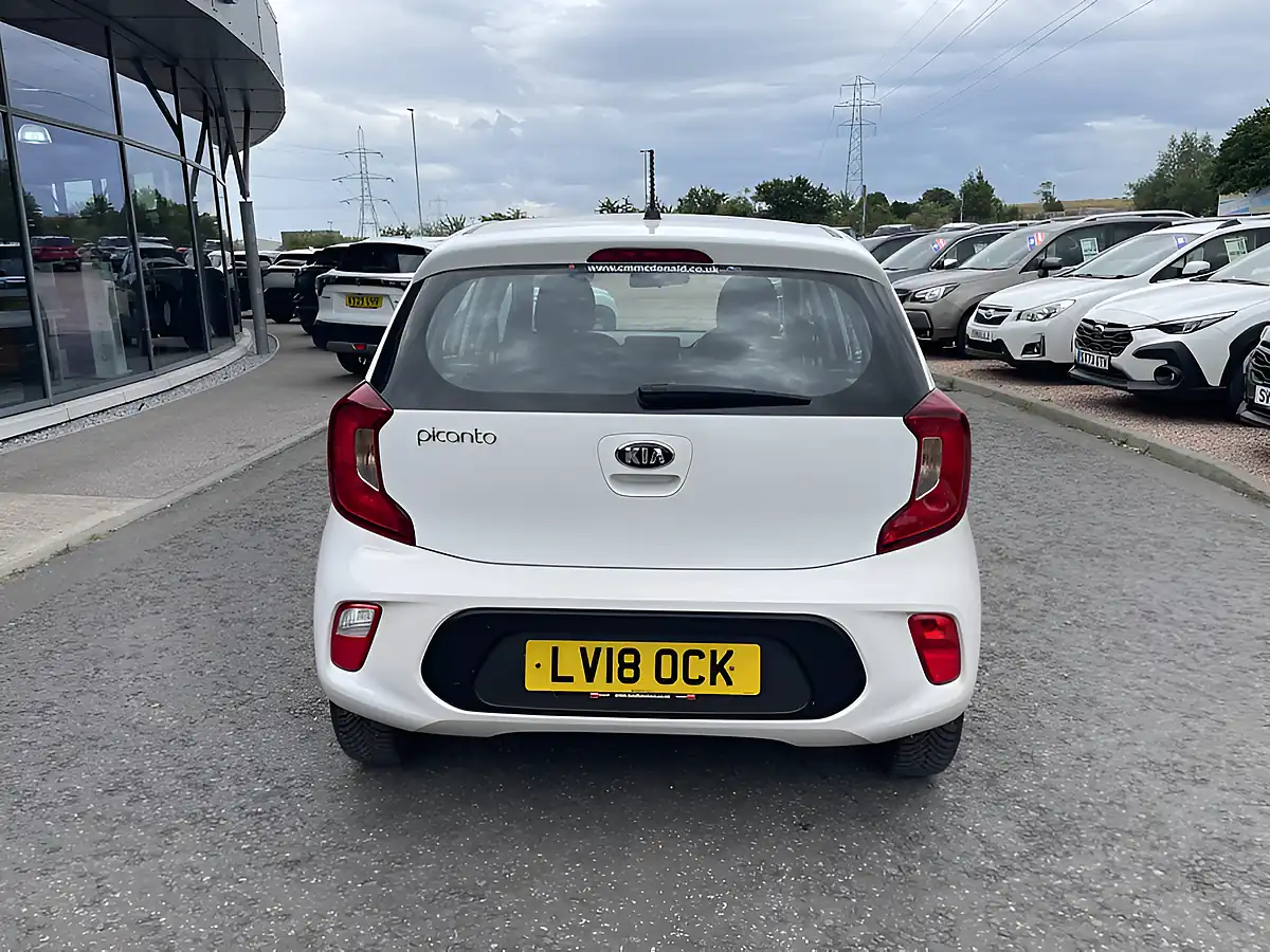 Used 2018 Kia Picanto 1 White - Interior and Exterior details 6