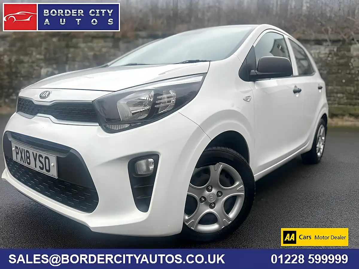 Used 2018 Kia Picanto 1 White - Front View