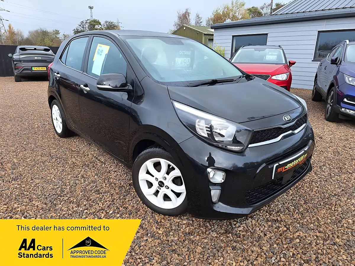Used 2018 Kia Picanto 3 Black - Front View