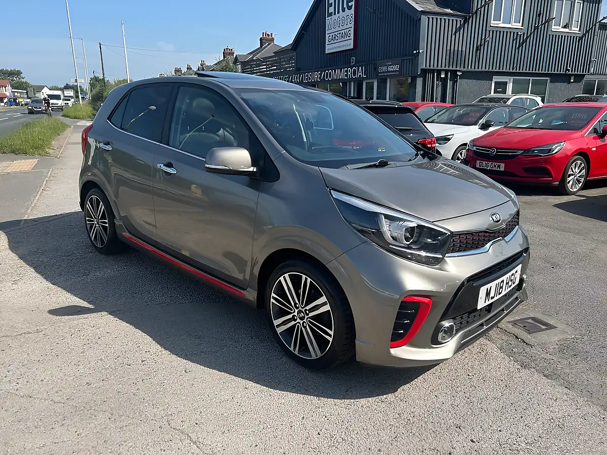 Used 2018 Kia Picanto GT-Line S Silver - Front View