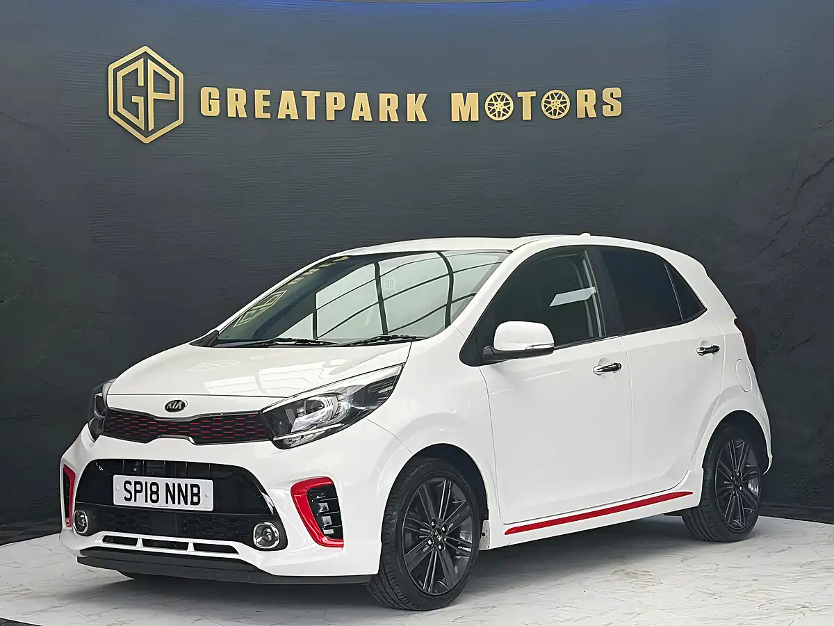Used 2018 Kia Picanto GT-Line S White - Front View