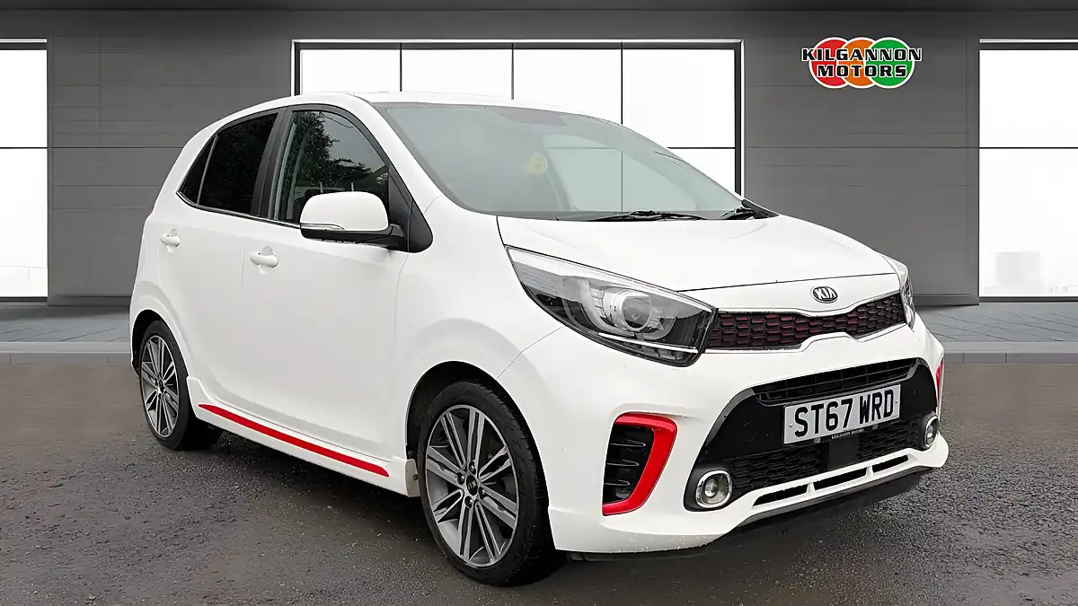 Used 2018 Kia Picanto GT-Line White - Front View