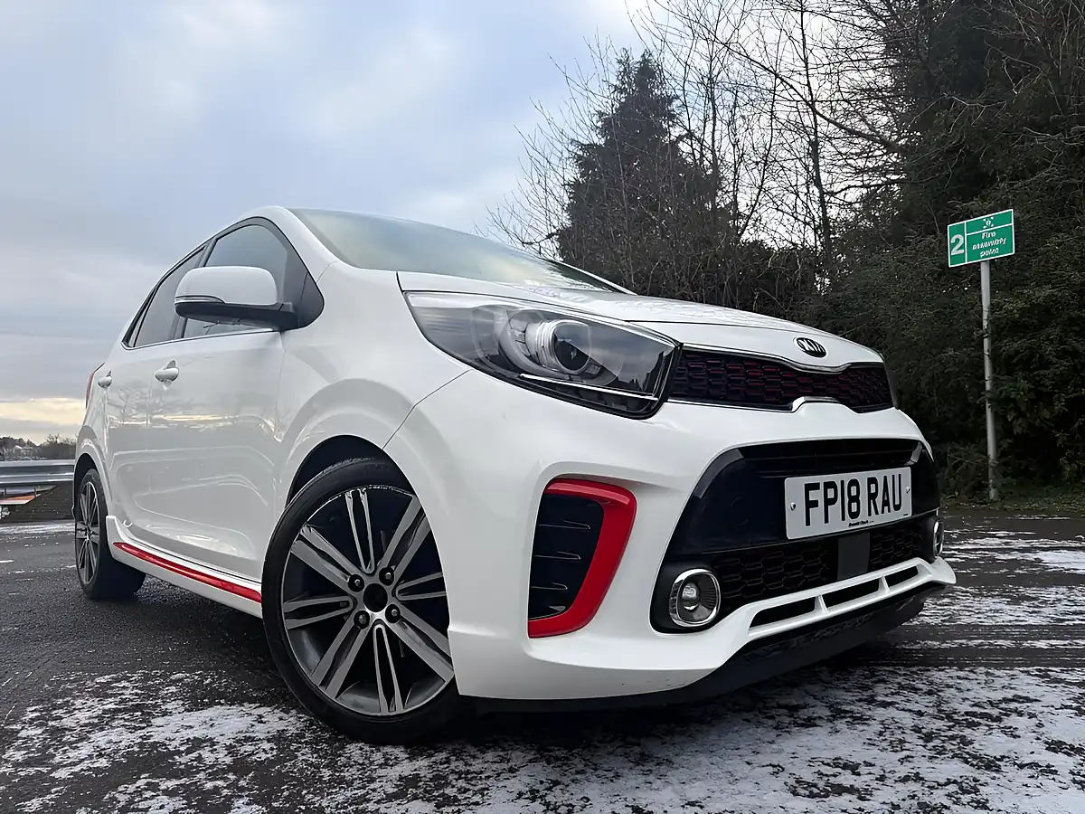 Used 2018 Kia Picanto GT-Line White - Front View