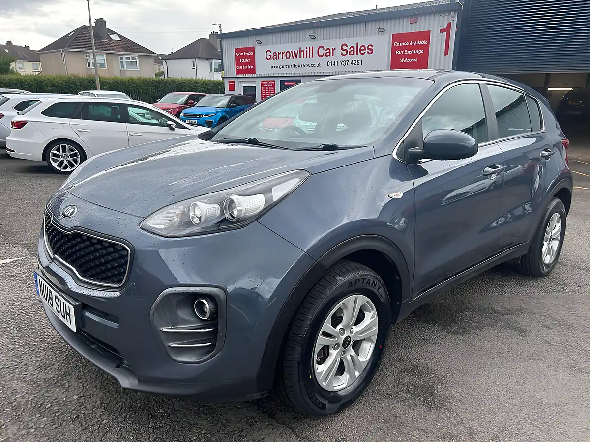 Used 2018 Kia Sportage 1 Blue - Front View