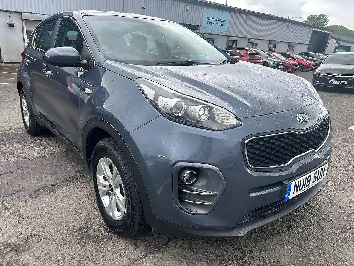 Used 2018 Kia Sportage 1 Blue - Interior and Exterior details 3