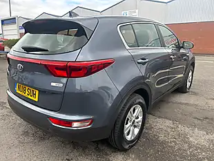 Used 2018 Kia Sportage 1 Blue - Interior and Exterior details 9