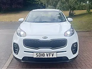 Used 2018 Kia Sportage 1 White - Interior and Exterior details 2