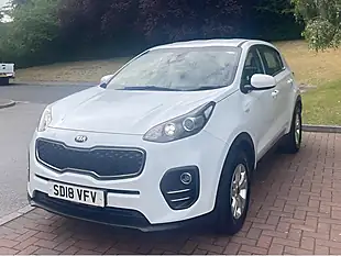 Used 2018 Kia Sportage 1 White - Interior and Exterior details 4
