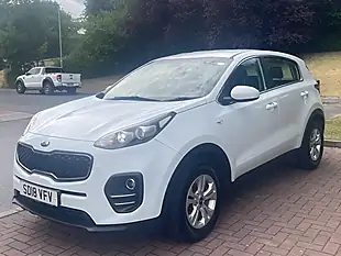 Used 2018 Kia Sportage 1 White - Interior and Exterior details 5