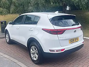 Used 2018 Kia Sportage 1 White - Interior and Exterior details 9