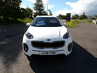 Used 2018 Kia Sportage 2 White - Interior and Exterior details 15