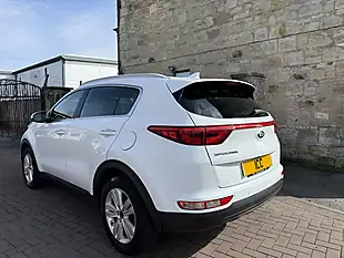 Used 2018 Kia Sportage 2 White - Interior and Exterior details 4
