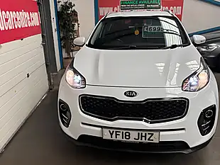 Used 2018 Kia Sportage 2 White - Interior and Exterior details 2