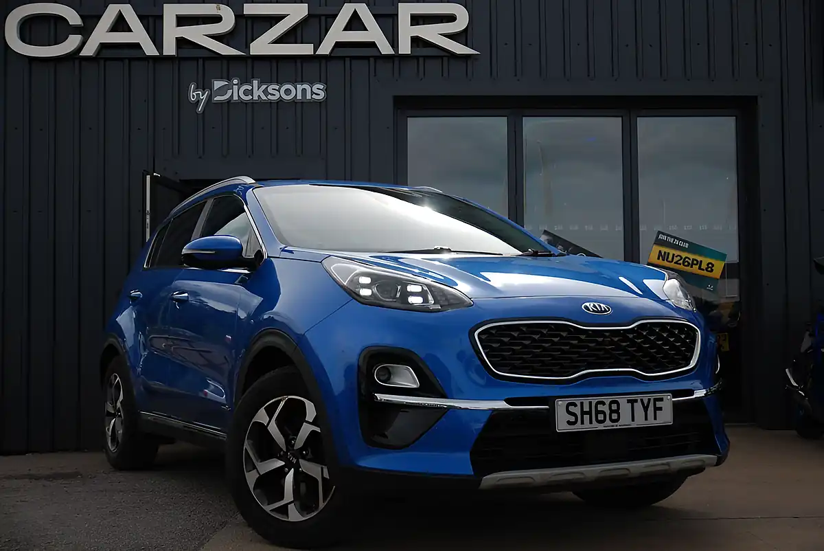 Used 2018 Kia Sportage Edition 25 Blue - Front View
