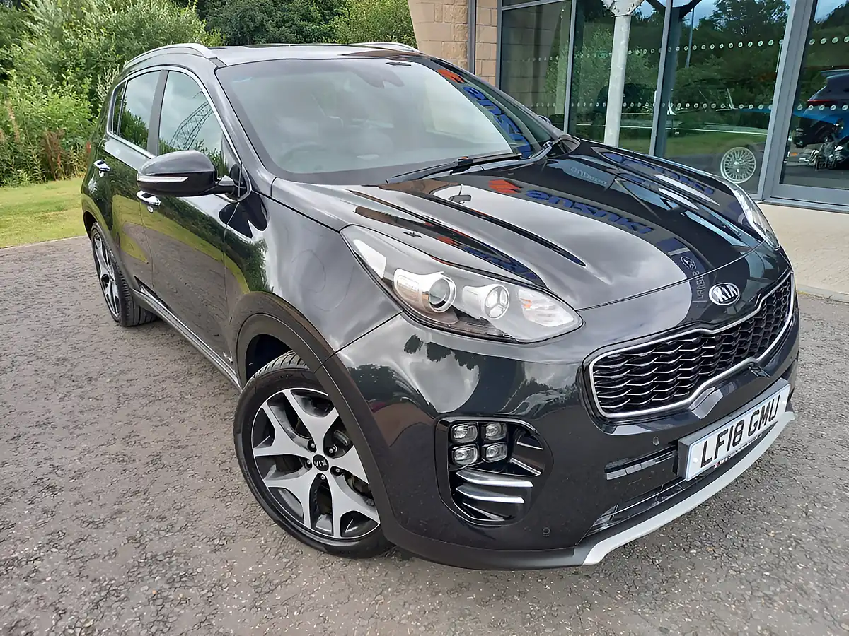 Used 2018 Kia Sportage GT-Line Black - Front View