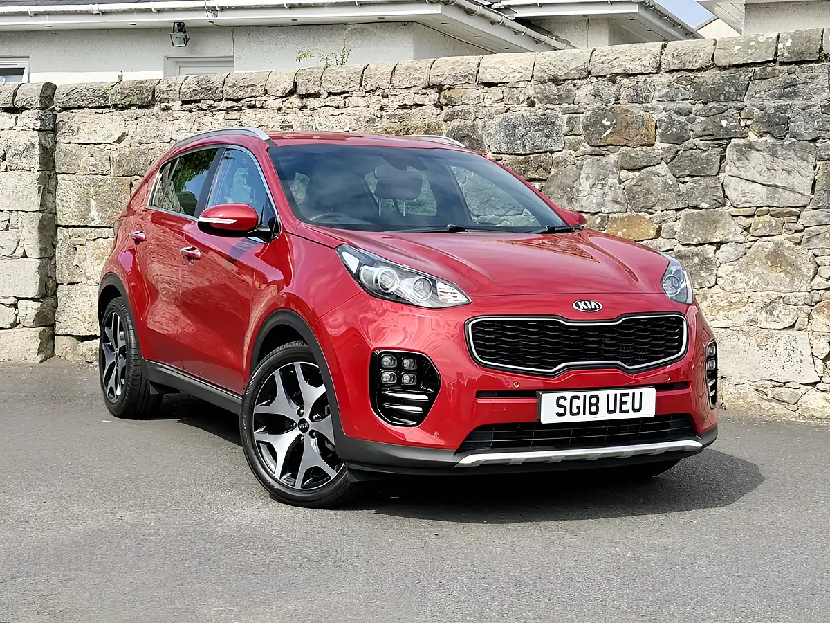 Used 2018 Kia Sportage GT-Line Red - Front View