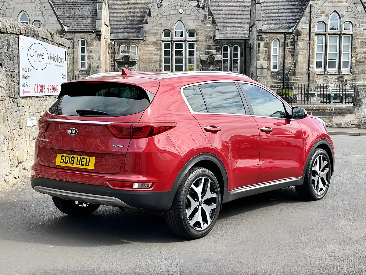 Used 2018 Kia Sportage GT-Line Red - Interior and Exterior details 9