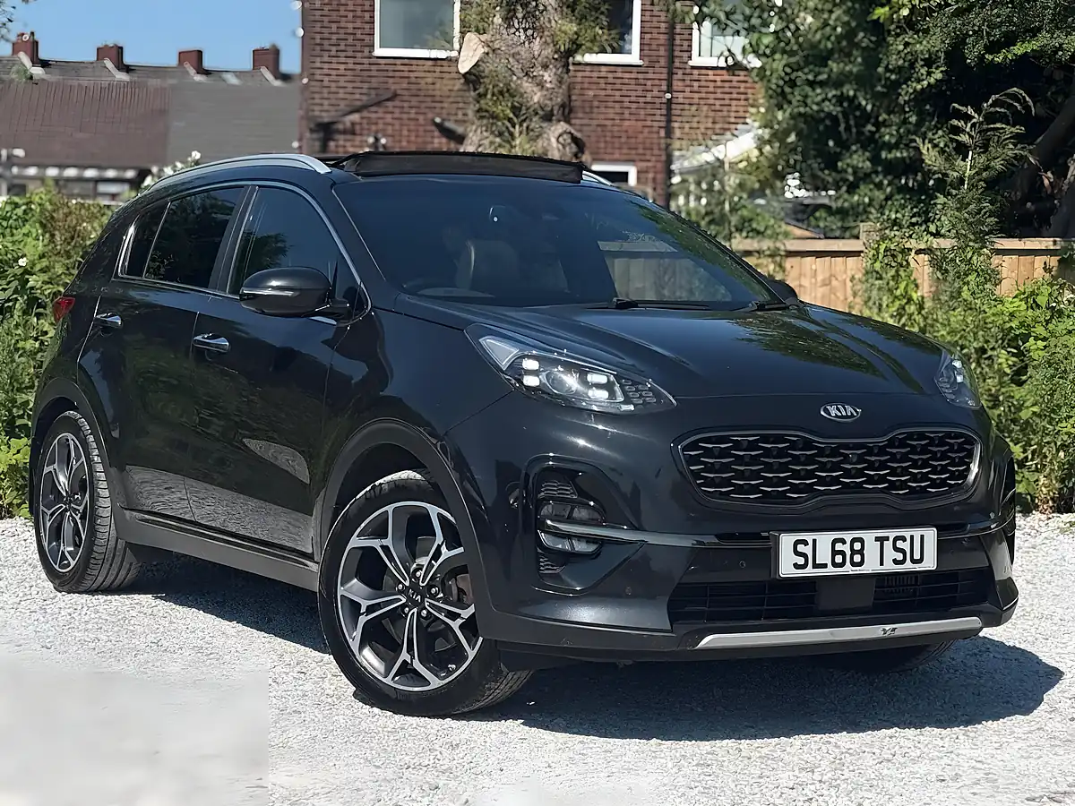 Used 2018 Kia Sportage GT-Line S Black - Front View