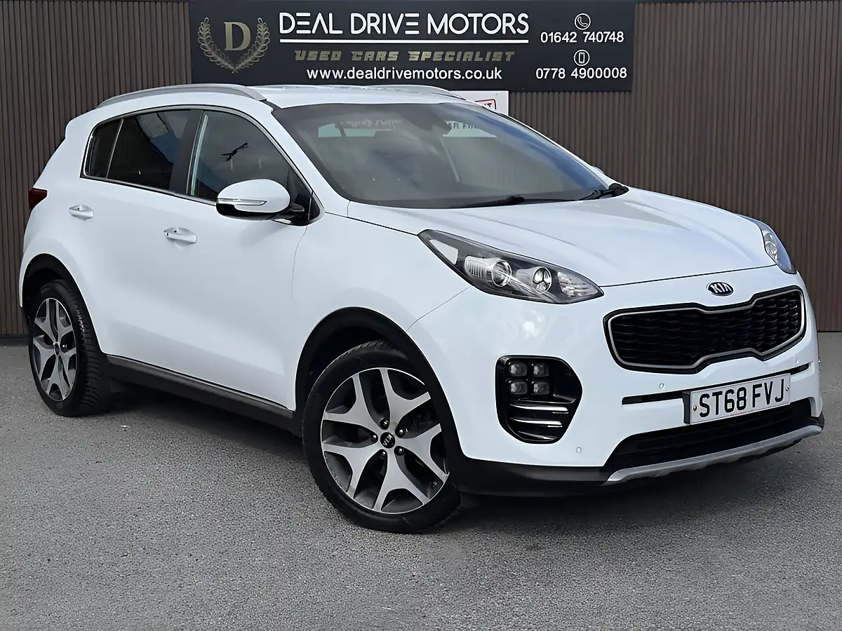 Used 2018 Kia Sportage GT-Line White - Front View