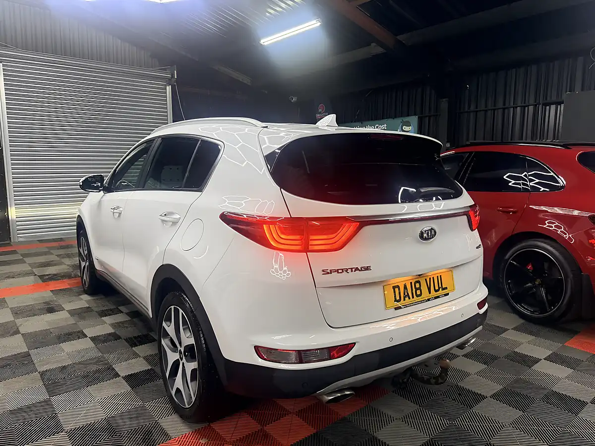 Used 2018 Kia Sportage GT-Line White - Interior and Exterior details 12