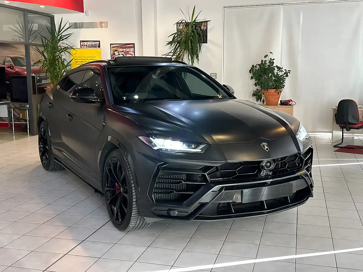 Used 2018 Lamborghini Urus Satin Black Wrap Black - Interior and Exterior details 2