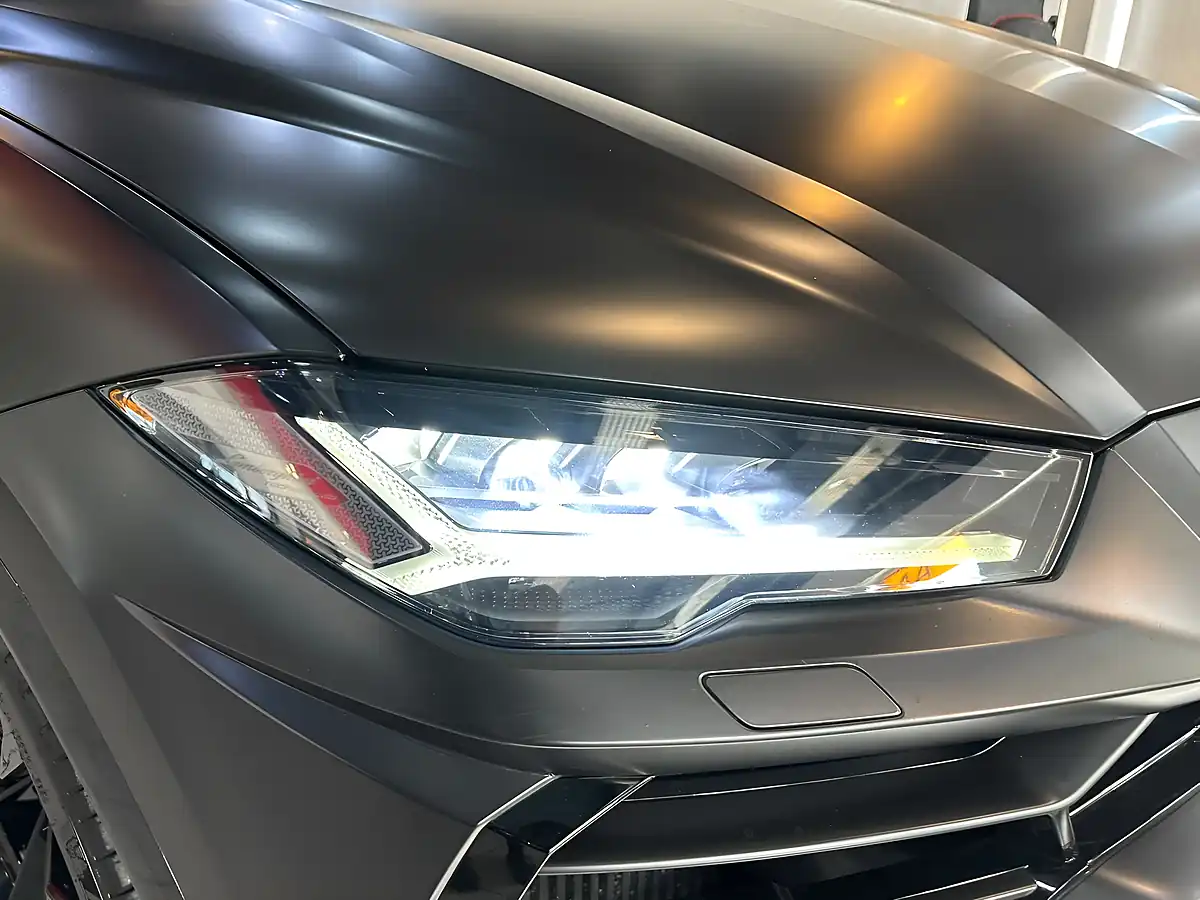 Used 2018 Lamborghini Urus Satin Black Wrap Black - Interior and Exterior details 3