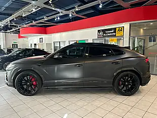 Used 2018 Lamborghini Urus Satin Black Wrap Black - Interior and Exterior details 5