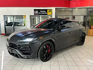 Used 2018 Lamborghini Urus Satin Black Wrap Black - Interior and Exterior details 6