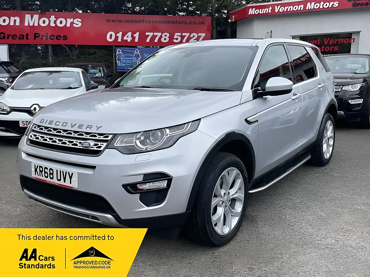 Used 2018 Land Rover Discovery Sport Hse Silver - Front View