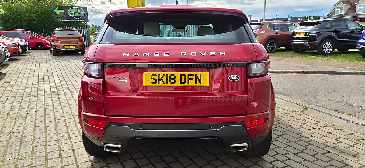 Used 2018 Land Rover Range Rover Evoque Hse Dynamic Red - Interior and Exterior details 5