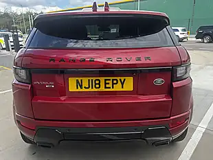 Used 2018 Land Rover Range Rover Evoque Hse Dynamic Red - Interior and Exterior details 6