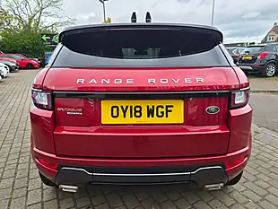 Used 2018 Land Rover Range Rover Evoque Hse Dynamic Red - Interior and Exterior details 5