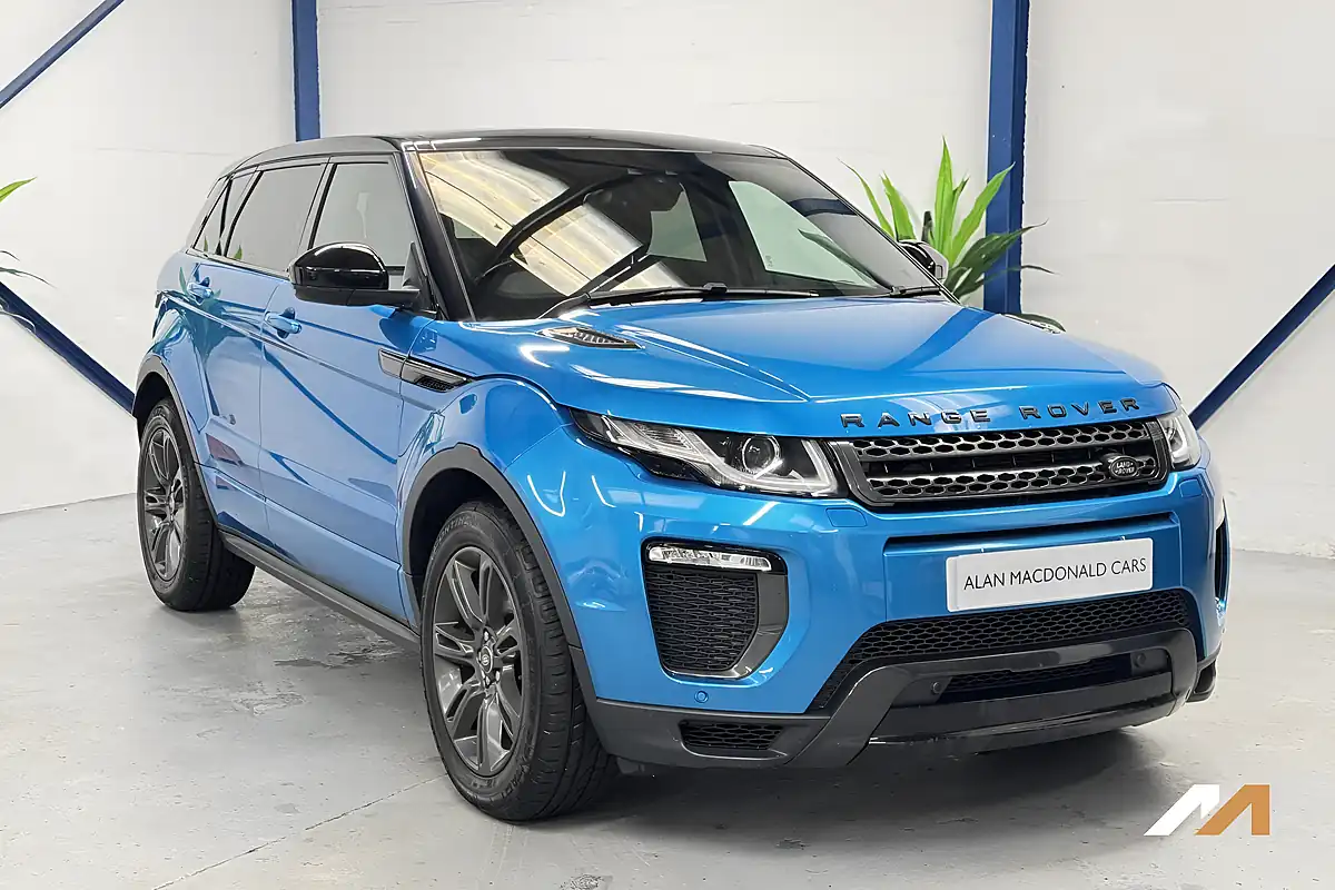 Used 2018 Land Rover Range Rover Evoque Landmark Blue - Front View