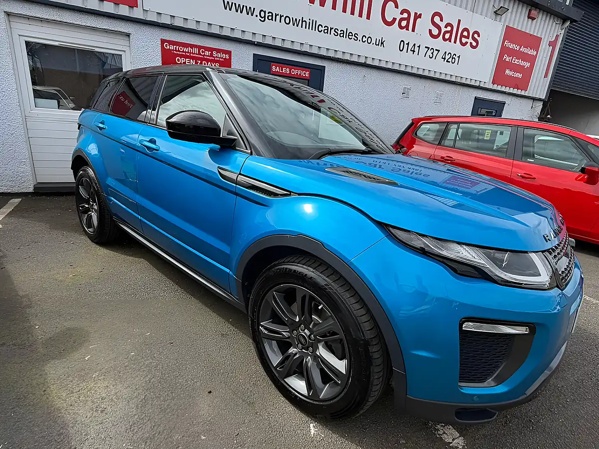 Used 2018 Land Rover Range Rover Evoque Landmark Blue - Front View