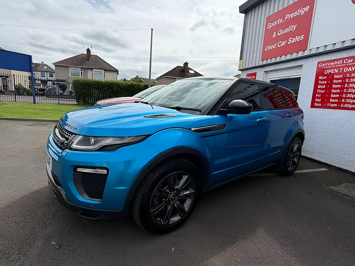 Used 2018 Land Rover Range Rover Evoque Landmark Blue - Interior and Exterior details 2