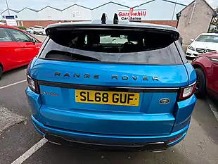 Used 2018 Land Rover Range Rover Evoque Landmark Blue - Interior and Exterior details 5