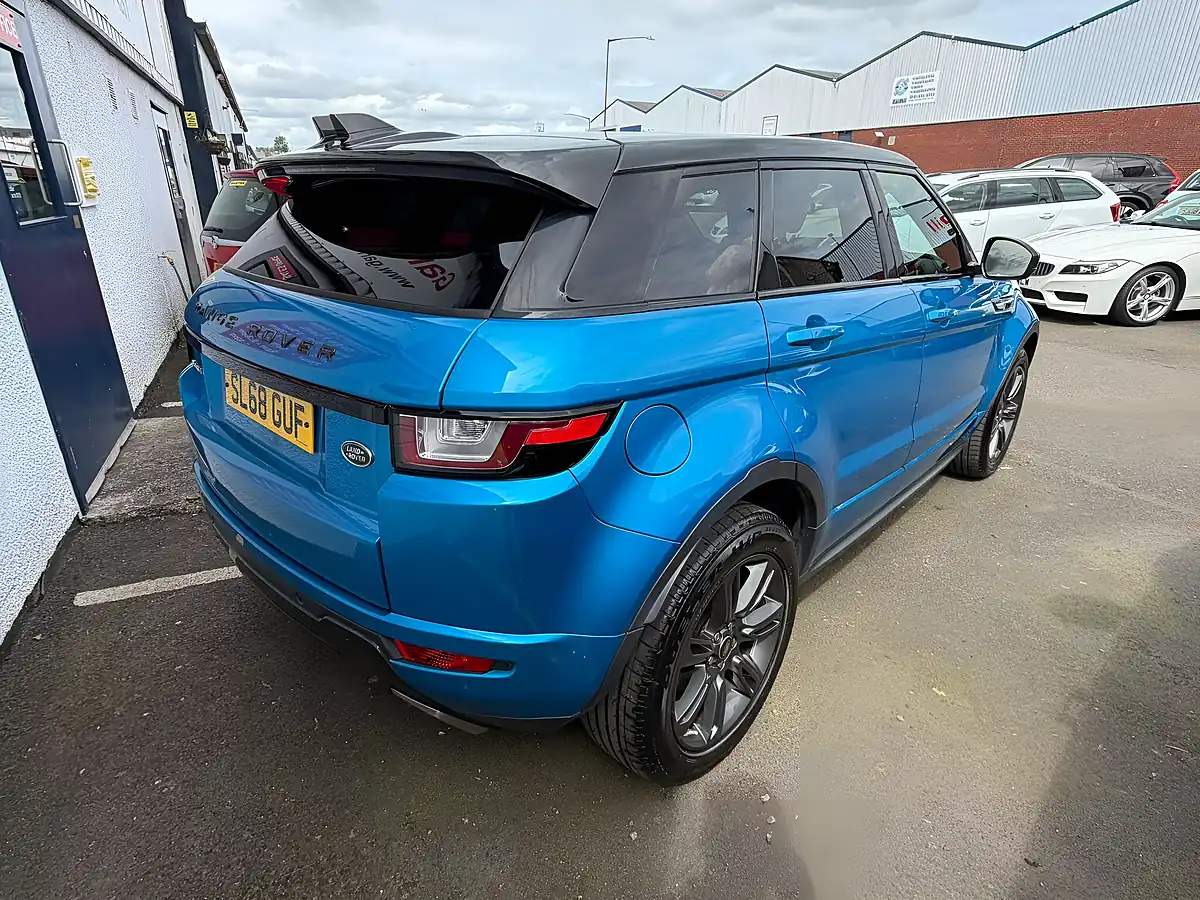 Used 2018 Land Rover Range Rover Evoque Landmark Blue - Interior and Exterior details 6