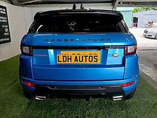 Used 2018 Land Rover Range Rover Evoque Landmark Blue - Interior and Exterior details 3